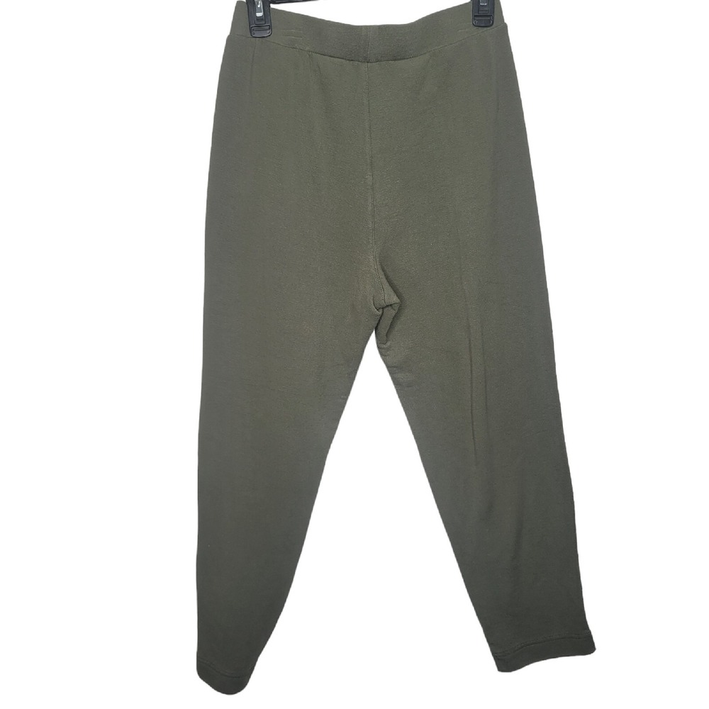 Jessica Simpson Womens Stretchy SWweatpants Olive Green Size‎ Small Tapered Leg